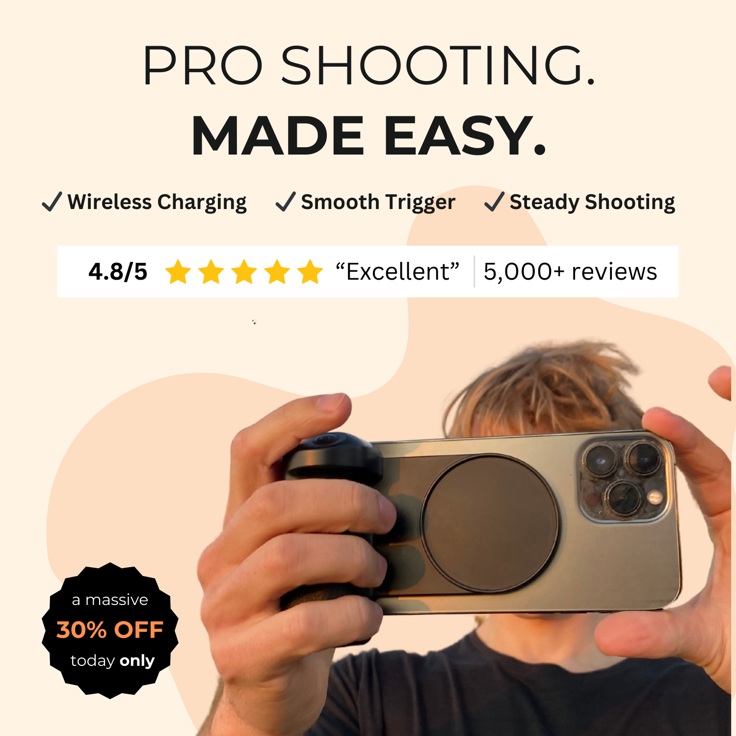 SnapGrip Pro™ - Wireless Charging